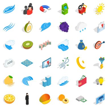 Hedef simgeler kümesi, izometrik stili