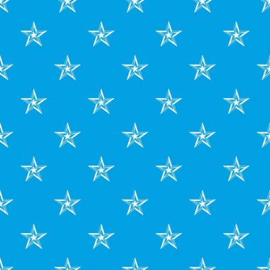 Yıldız deseni kesintisiz mavi