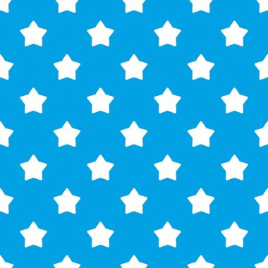 Yıldız deseni kesintisiz mavi