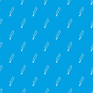 Amputasyon ve cerrahi testere desen kesintisiz mavi