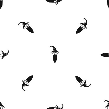 Sihirbazı desen sorunsuz siyah