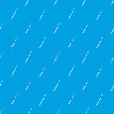 Neşter desen kesintisiz mavi