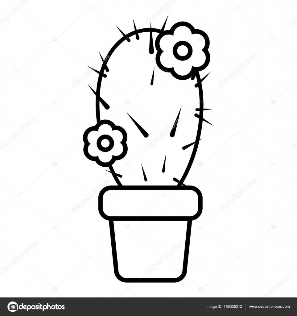 Free Free 160 Cactus Outline Svg SVG PNG EPS DXF File