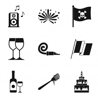 Hooch Icons set, basit tarzı