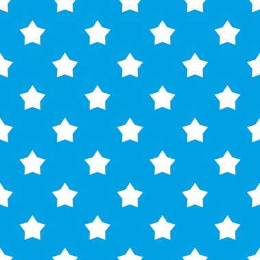 Yıldız deseni kesintisiz mavi
