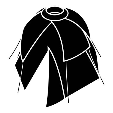 Çiçek çadır simgesi, basit tarzı