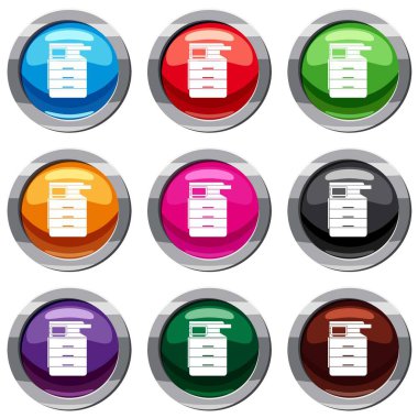 Çok amaçlı aygıt, Faks, Fotokopi ve tarayıcı 9 koleksiyonu ayarla