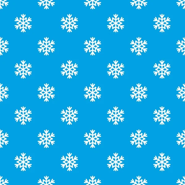 Kar tanesi desen kesintisiz mavi