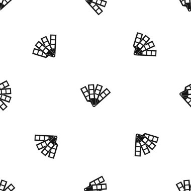 Renk paleti Kılavuzu desen sorunsuz siyah