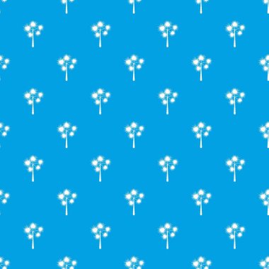 Palm chamaerops desen kesintisiz mavi