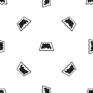 Harita desen sorunsuz siyah