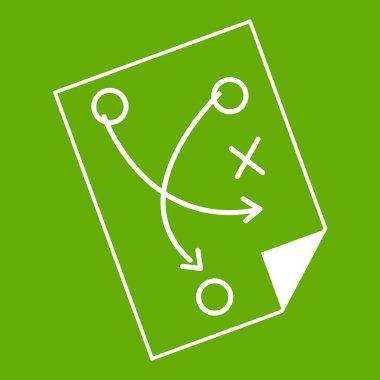 Futbol strateji simgesi yeşil