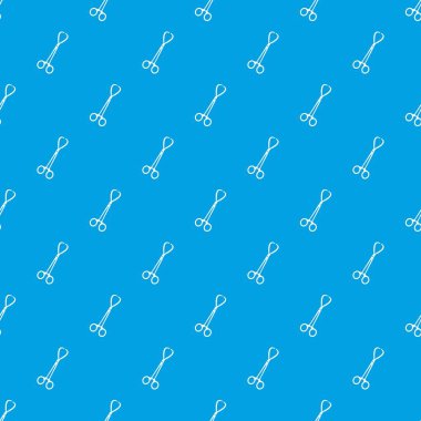 Paslanmaz çelik cerrahi pens desen kesintisiz mavi çifti