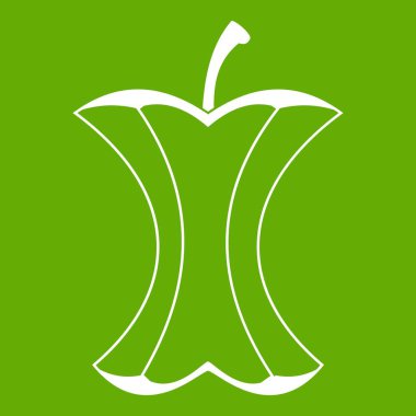 Elma güdük simgesi yeşil