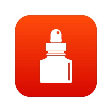 Siyah InkWell simgesi dijital kırmızı