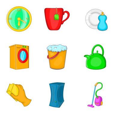 Oda Icons set, karikatür tarzı