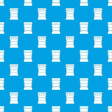 Boş süpermarket buzdolabı desen kesintisiz mavi