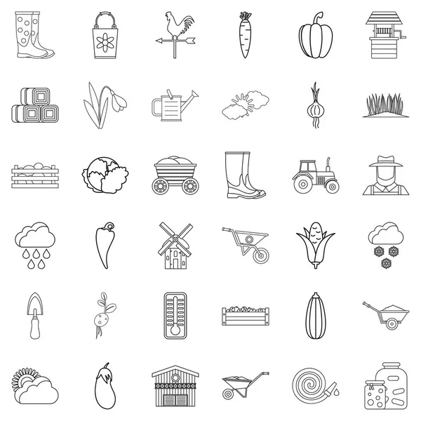 Eylül Icons set, anahat stili