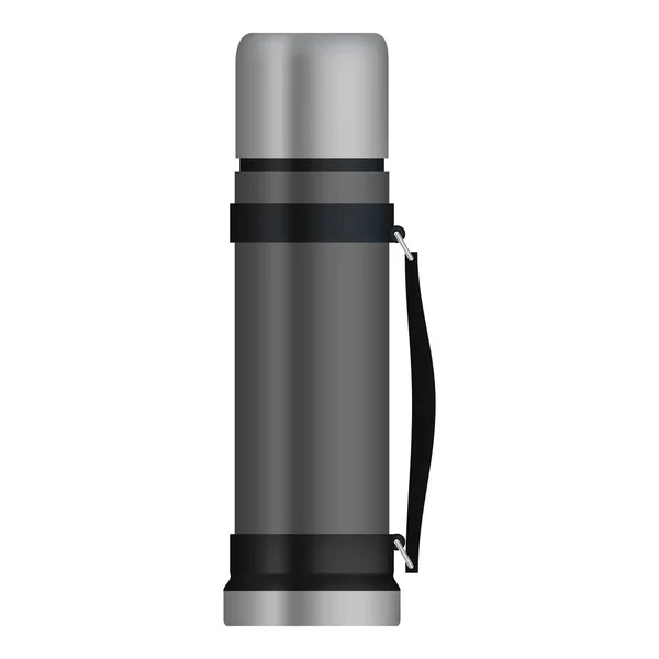 Voyage thermos maquette, style réaliste — Image vectorielle