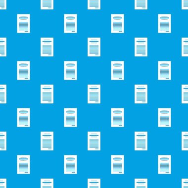 Yazdırılan satış makbuzu desen kesintisiz mavi