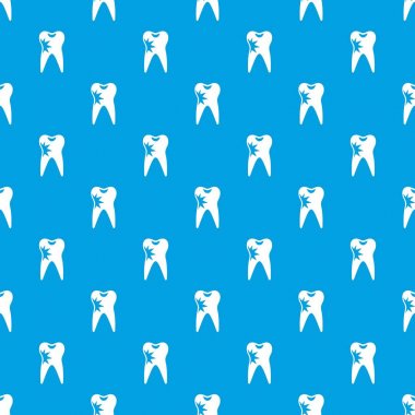 Kırık diş deseni kesintisiz mavi