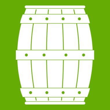 Ahşap varil simgesi yeşil