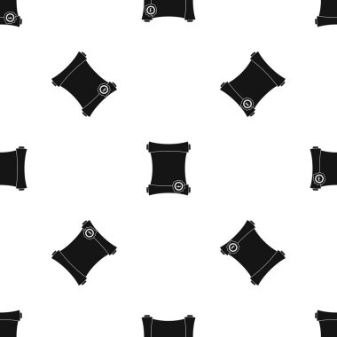 Mum mühür desen sorunsuz siyah kağıt kaydırma