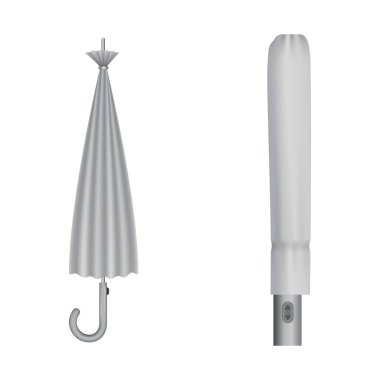 Kapalı şemsiye mockup, gerçekçi