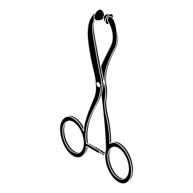 Cerrahi kesme makinesi simgesini, basit tarzı