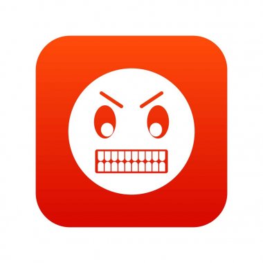 Kızgın Surat dijital kırmızı