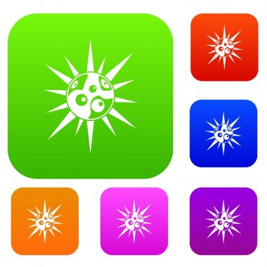 Yuvarlak hücre virüs koleksiyonu ayarla