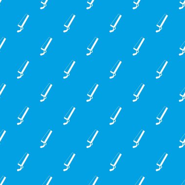 Cerrahi testere desen kesintisiz mavi