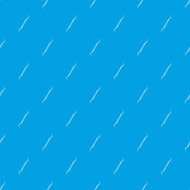 Diş enstrüman, sonda desen kesintisiz mavi