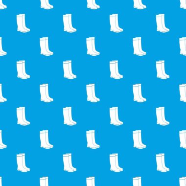 Lastik çizmeler desen kesintisiz mavi