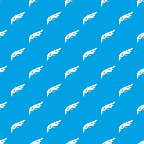 Kanat deseni kesintisiz mavi