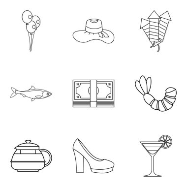 Ruh Icons set, anahat stili