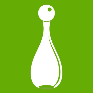 Zarif parfüm şişe simgesi yeşil