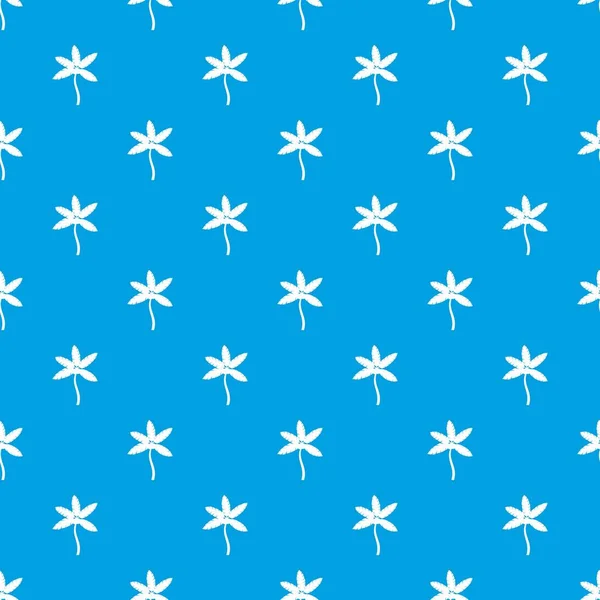 Palmiye ağacı hindistancevizi desen kesintisiz mavi