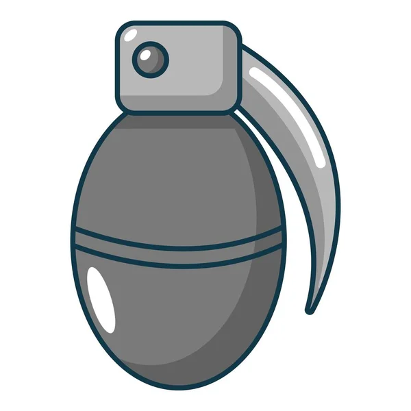 Paintball granata icona, stile cartone animato — Vettoriale Stock