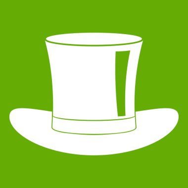 İpek şapka simgesi yeşil