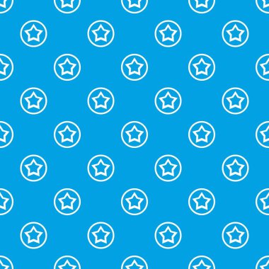 Yıldız deseni kesintisiz mavi