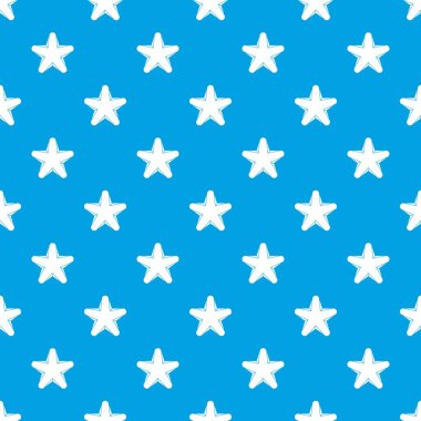 Yıldız deseni kesintisiz mavi
