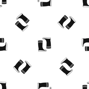 Lastik çizmeler desen sorunsuz siyah