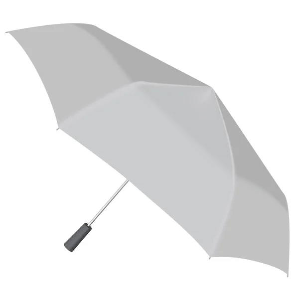 Mockup guarda-chuva automático aberto, estilo realista — Vetor de Stock