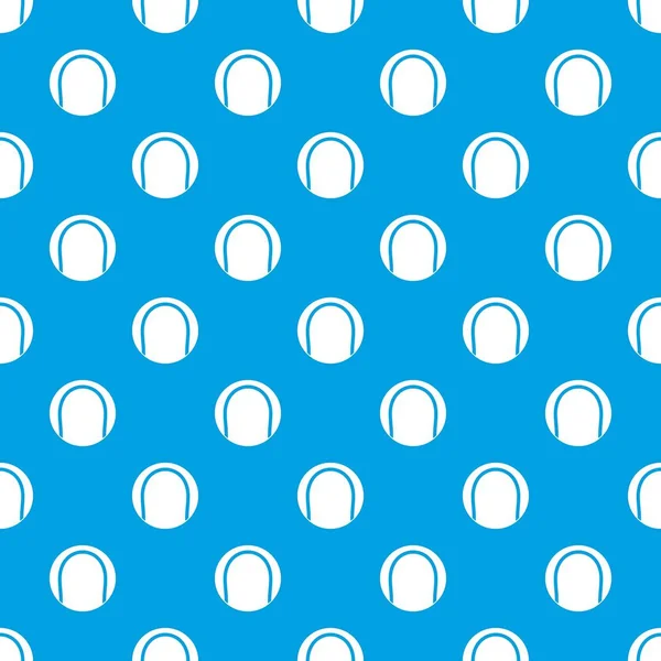 Siyah ve beyaz tenis topu desen kesintisiz mavi