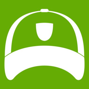 Kış şapka simgesi yeşil