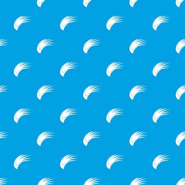 Kanat deseni kesintisiz mavi