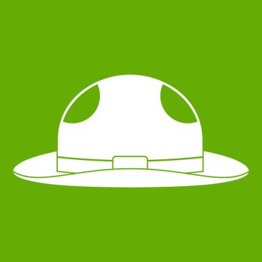 Yaz şapka simgesi yeşil