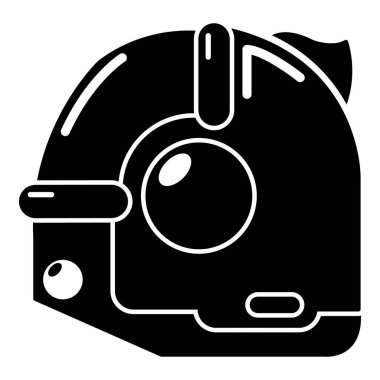 İnşaat rulet simgesi, basit siyah stil