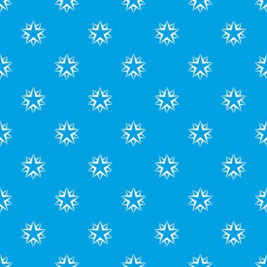 Yıldız deseni kesintisiz mavi